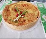 Torta salgada de massa crocante